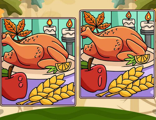 Thanksgiving Spot The Differences